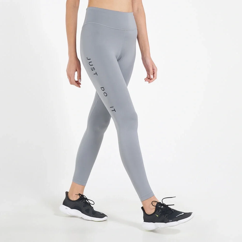 Nike Women's 7/8 Swoosh Running Leggings - DB4374-073 - Medium